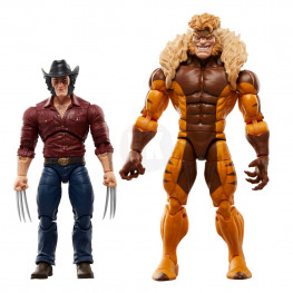 Wolverine 50th Anniversary Marvel Legends akčná figúrka 2-Pack Marvel's Logan & Sabretooth 15 cm